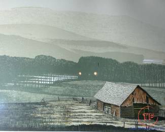 Signed J. SUAREZ Limited Edition Lithograph