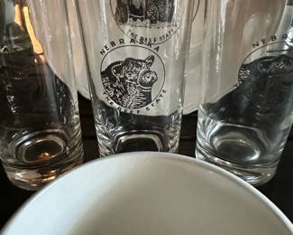 NEBRASKA "The Beef State" Dinnerware Owned by George E.Q. Johnson (Chicago Prosecutor for AL CAPONE Tax Evasion Case)