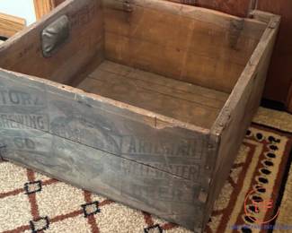 Antique STORZ Brewing Co Wood Beer Crate