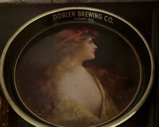 1920's Dobler Brewing Co Beer Serving Tray (Albany NY)