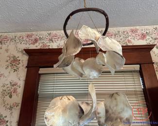 Large Oyster Shell Wind Chime