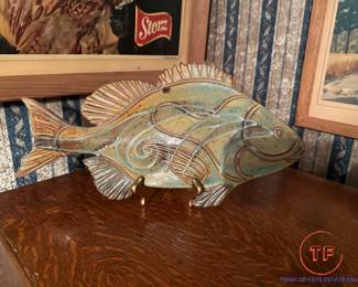 AMBER POOLE Pottery Fish