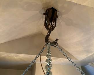 Handmade Western Wagon Wheel Hanging Light