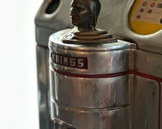 1940's Jennings 5¢ SUN CHIEF Tic-Tac-Toe Slot Machine