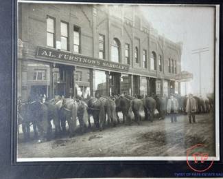 Antique Photo of AL FURSTNOW'S SADDELRY in Miles City, Montana