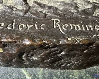 THE NORTHER 23" Bronze Western Sculpture After FREDERICK REMINGTON