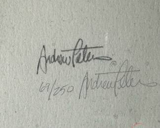 Signed Limited Edition by ANDREW PETERS