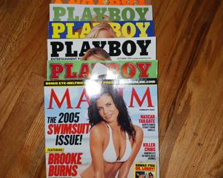 Various Newer Playboy Magazines!