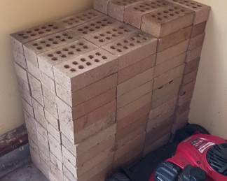 Stack of Bricks Leftover from Building the House in the 1960's!