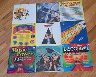 Sample of 33 Rpm Records. We also have 45's too!