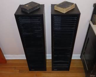 Brookstone Dvd Holders! 4 Altogether!