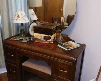 Another Dressing Table with Round Mirror!
