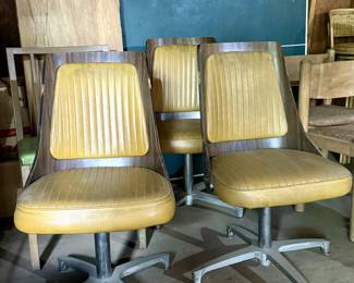 MCM swivel chairs