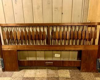 Vintage King-Sized Headboard