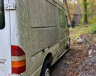 2006 DODGE SPRINTER 2500 HIGH ROOF | A single owner 2006 T1N Dodge (Mercedes) Sprinter 2500 44,680 Original Miles!! Bulletproof 5-cylinder Turbo Diesel engine, 2.7 Liter. Super High ceiling. A/C, Power Windows and Locks. 2WD (RWD) with Traction Control. 140" Wheelbase. VIN: WD0PD644865879723
Kelly Blue Book recommended Private Party Pricing Guide in Fair/Good Condition: $4500-$5350 
Starts and runs strong, shifts, brakes have no pressure and will likely need service/ rebuild. 
All doors open and manually lock. Front seats and rear two person bench seat in excellent condition.  Chrome diamond-plate fold out work table attached to left rear door. Sprinter Quick Reference guide, and 2006 Sprinter Brochures. Four keys with lock/unlock.
