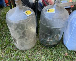 Ex large glass jugs 