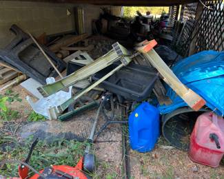 Lots of yard tools and misc tools