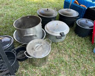 Lots of pots and pans 