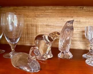 Some crystal animals! Lovely! 