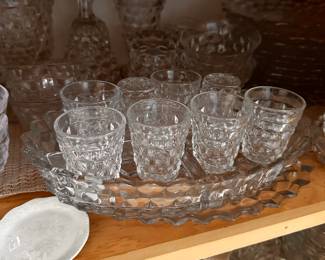 Got the keys today! Here is our initial walkthrough! The dining room cupboards are stuffed with antique and vintage glassware and China! 