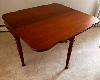 Got the keys today! Here is our initial walkthrough! This is a beautiful folding hall/gaming table! 