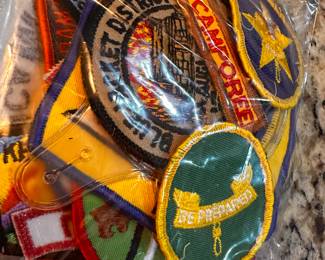 A Bag FILLED with Vintage BSA Patches! Small to Extra Large! 