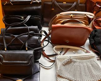 Purses and bags! Contemporary to vintage! Leather bags and clutches! 