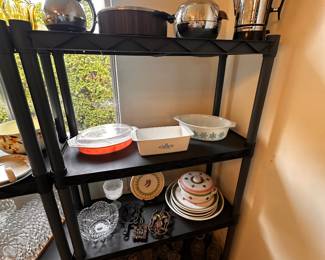 Some great MCM Chrome pieces and some vintage pyrex! 