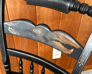 Got the keys today! Here is our initial walkthrough! A separate set of two antique Hitchcock chairs! 