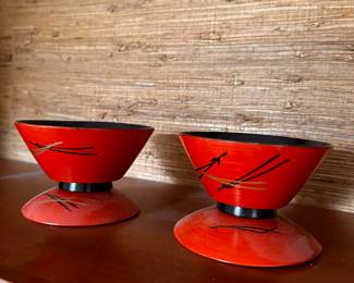 Got the keys today! Here is our initial walkthrough! A beautiful pair of Japanese bowls! 