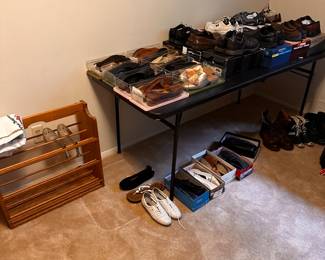 Mens and women's shoes! Several pair have never been worn and still have the tags on them! Boots too! 