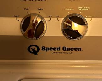 An excellent SPEED QUEEN Washer! Works perfectly as we have been using it all week for linens! 