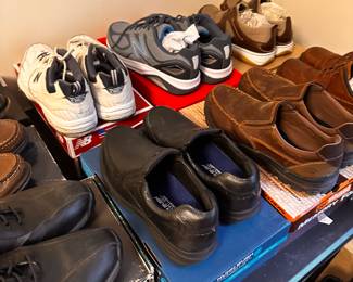 Mens and women's shoes! Several pair have never been worn and still have the tags on them! Boots too! 