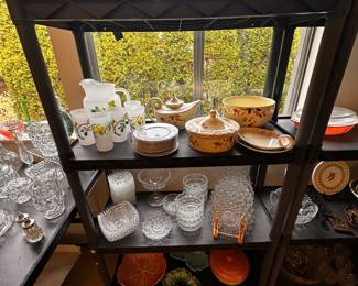 More Fostoria and come terrific colored glass! 