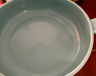 An AWESOME Teal MCM Lidded Serving Dish with stand! EXCELLENT condition!