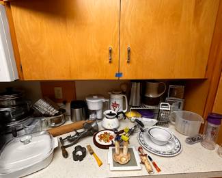 Kitchen is full of TERRIFIC everyday usable pieces AND some great vintage items! 