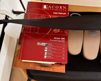 This is an ACORN 130 Curved Stair Lift! It's works perfectly and is in superb condition! The buyer will have to disassemble and remove. Does with manual and remotes! 