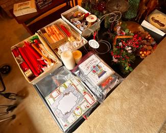 Lots of candles too! 99% unburned! Pilar candles to tapers! 