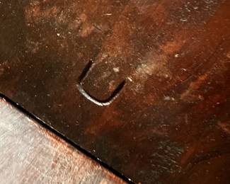 Got the keys today! Here is our initial walkthrough! A STUNNING pair of hand carved African chairs! 