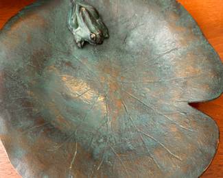 A nice assortment of copper green tchotchkes!