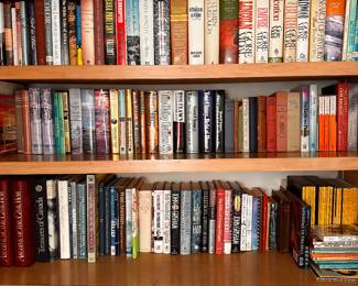 A great selection of books! Hard cover & Soft Cover! Vintage to New! 