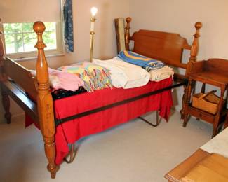 Antique Full Size Bed (Modified Rope Bed)