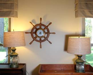 Nautical Barometer, Nautical Lamps