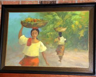 Oil on Canvas Listed Artist Ceasar Buenaventura
