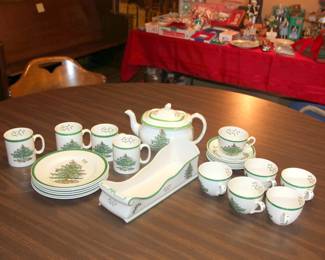 24 pcs. Spode Christmas Tree