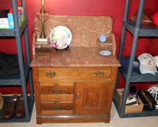 Marble Top Wash Stand