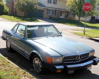 1976 Mercedes 450SL, Does Not Run, Body Rusted Away from Frame, Parts Car or Major Restoration