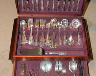 129 pcs Service for 12 French Provincial Sterling Flatware