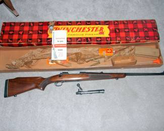 Pre 64 Winchester Model 70 .270 Rifle with Original Box and Instruction Manual