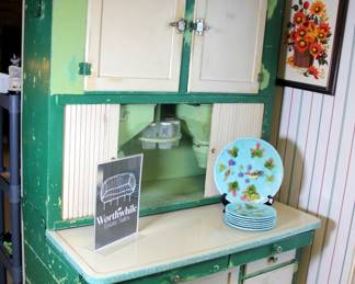 Old Paint Hoosier Cabinet